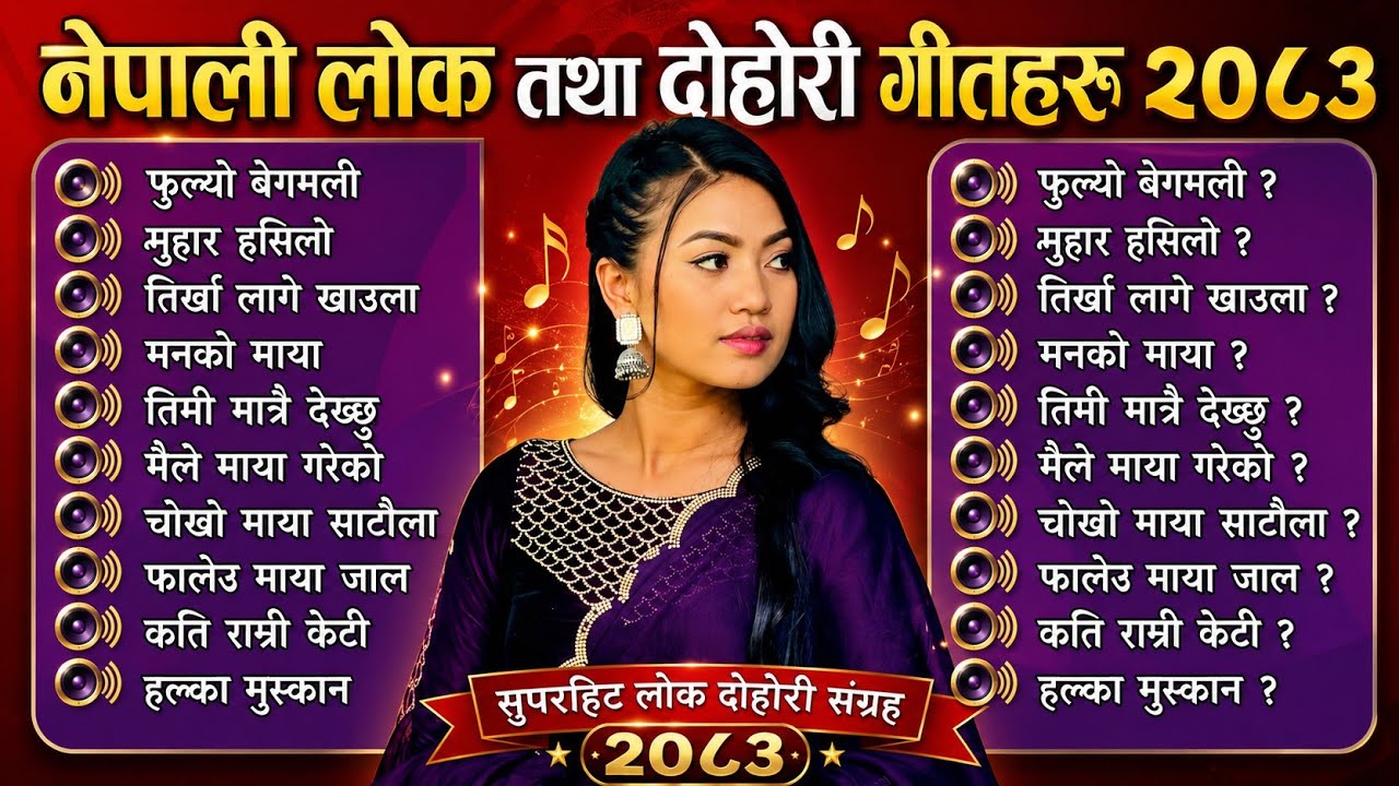 नेपाली लोक तथा दोहोरी गितहरु 2083 | New Nepali Trending Song Collection 💖 Dancing Song JUKEBOX 2026