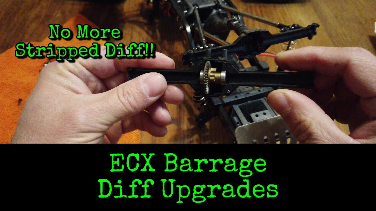 ECX Barrage 2.0 Doomsday Metal Diff Upgrade!!