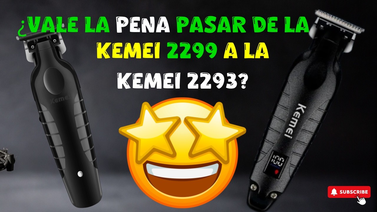 🔄 Kemei 2299 vs. Kemei 2293: ¿Cuál es mejor? COMPARACIÓN COMPLETA  #templobarber #wmark #kamei #vgr