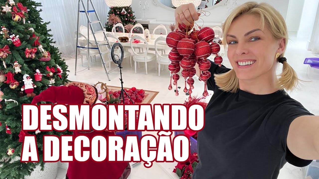 DESMONTEI MINHA DECORAÇÃO DE NATAL | ANA HICKMANN