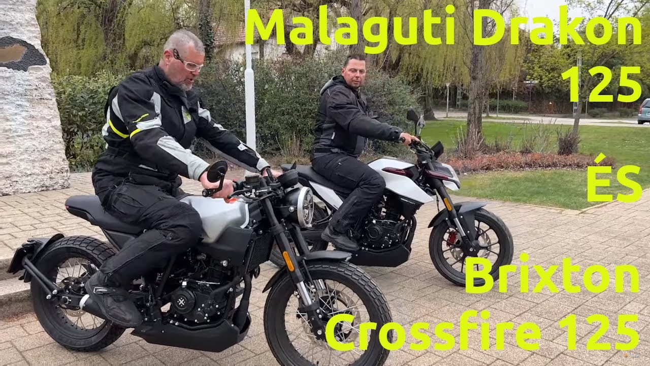 Brixton Crossfire 125 és Malaguti Drakon 125 páros teszt - Onroad.hu