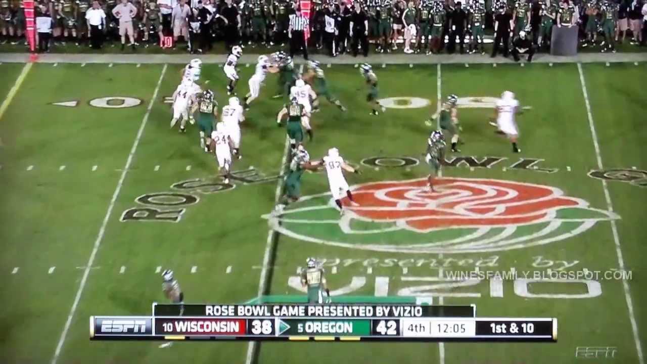 Oregon Highlights vs Wisconsin 2012 Rose Bowl