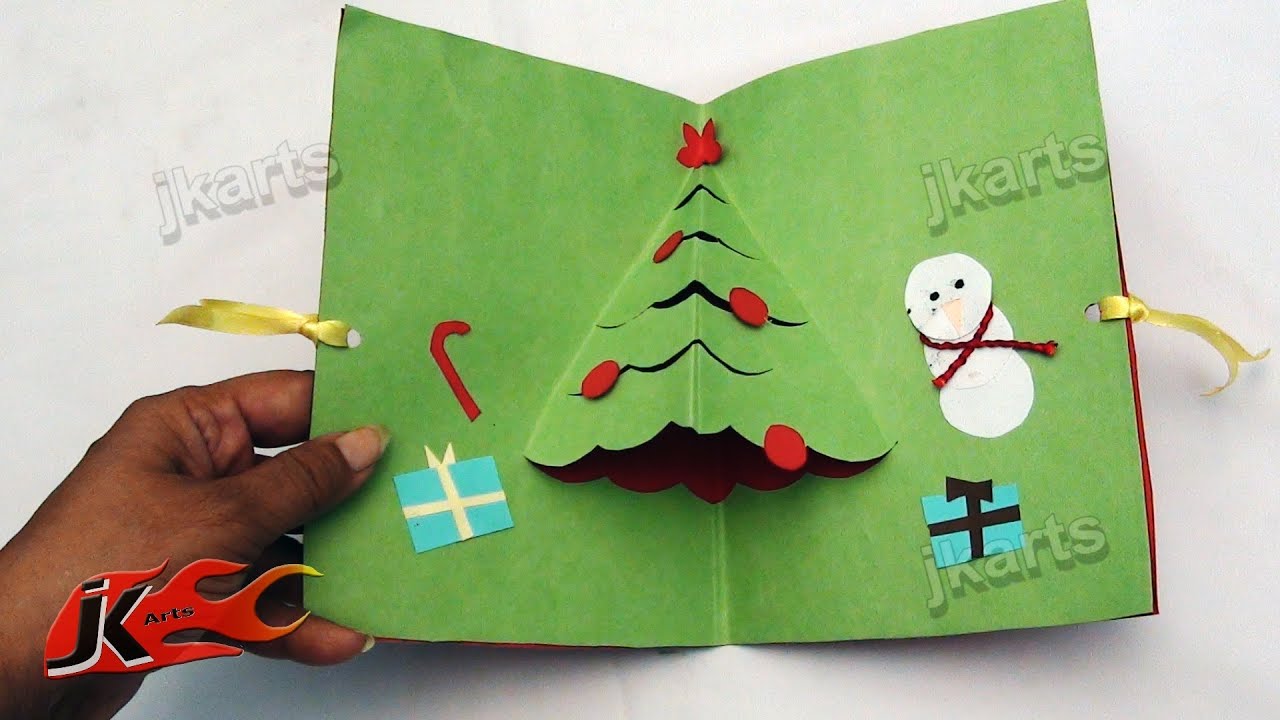 Easy Pop Up Christmas Card | JK Arts 106
