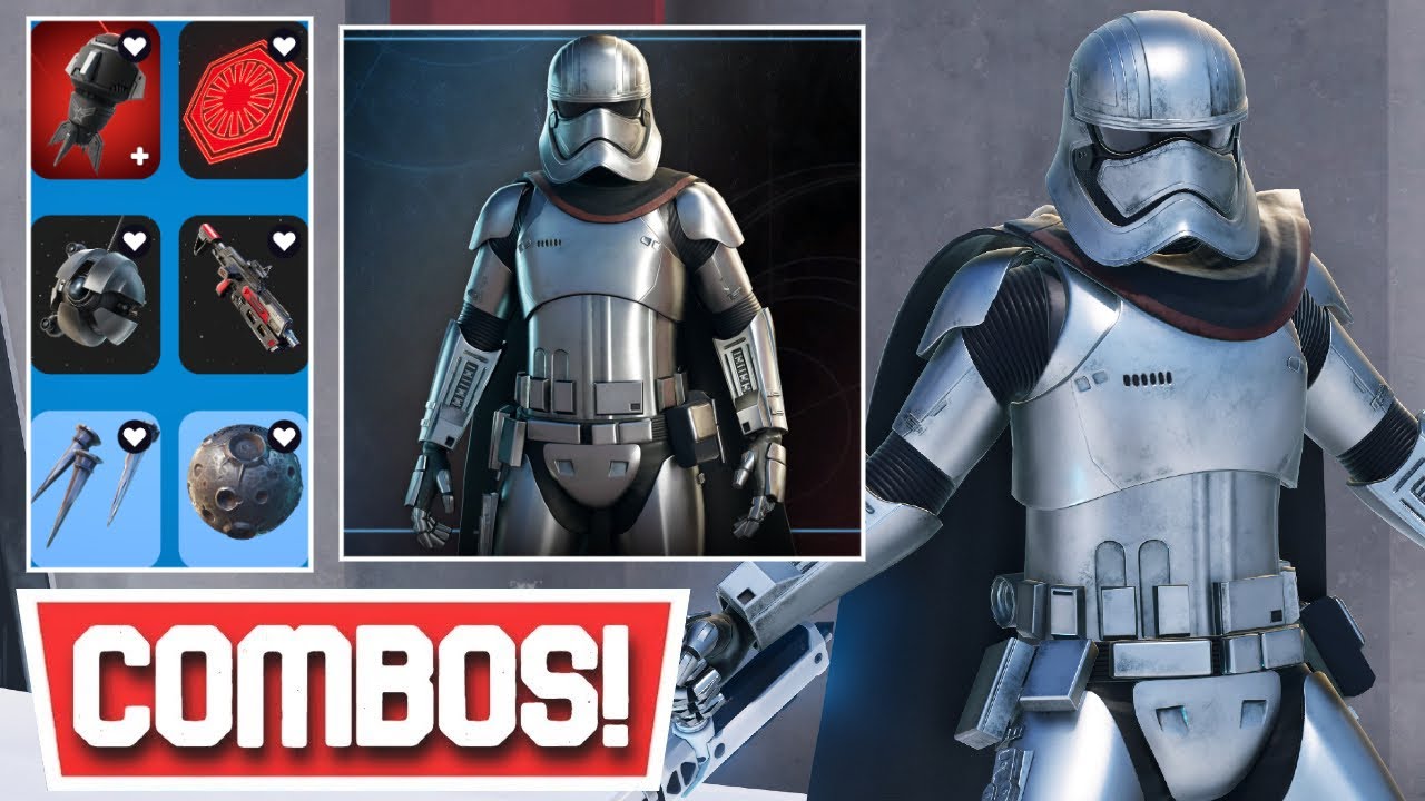 *NEW* BEST CAPTAIN PHASMA SKIN COMBOS [STAR WARS LEGO PASS]! | Fortnite