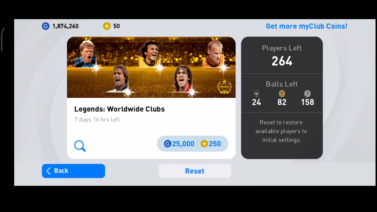 PES 2021 LEGENDS BOX DRAW TRICK