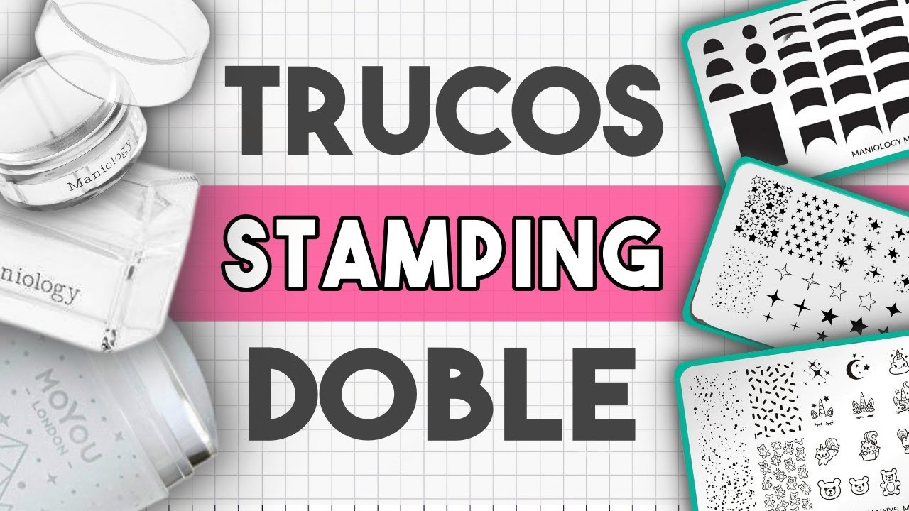 ¡MUCHOS TRUCOS! · DOBLE ESTAMPADO CON PLACAS DE UÑAS 💅🏼