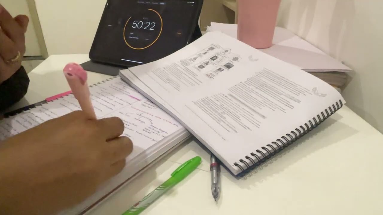 Revision for UPSC Prelims | Study with me | 1 hour | No music | Background noise ⛅️ 🌈 📝