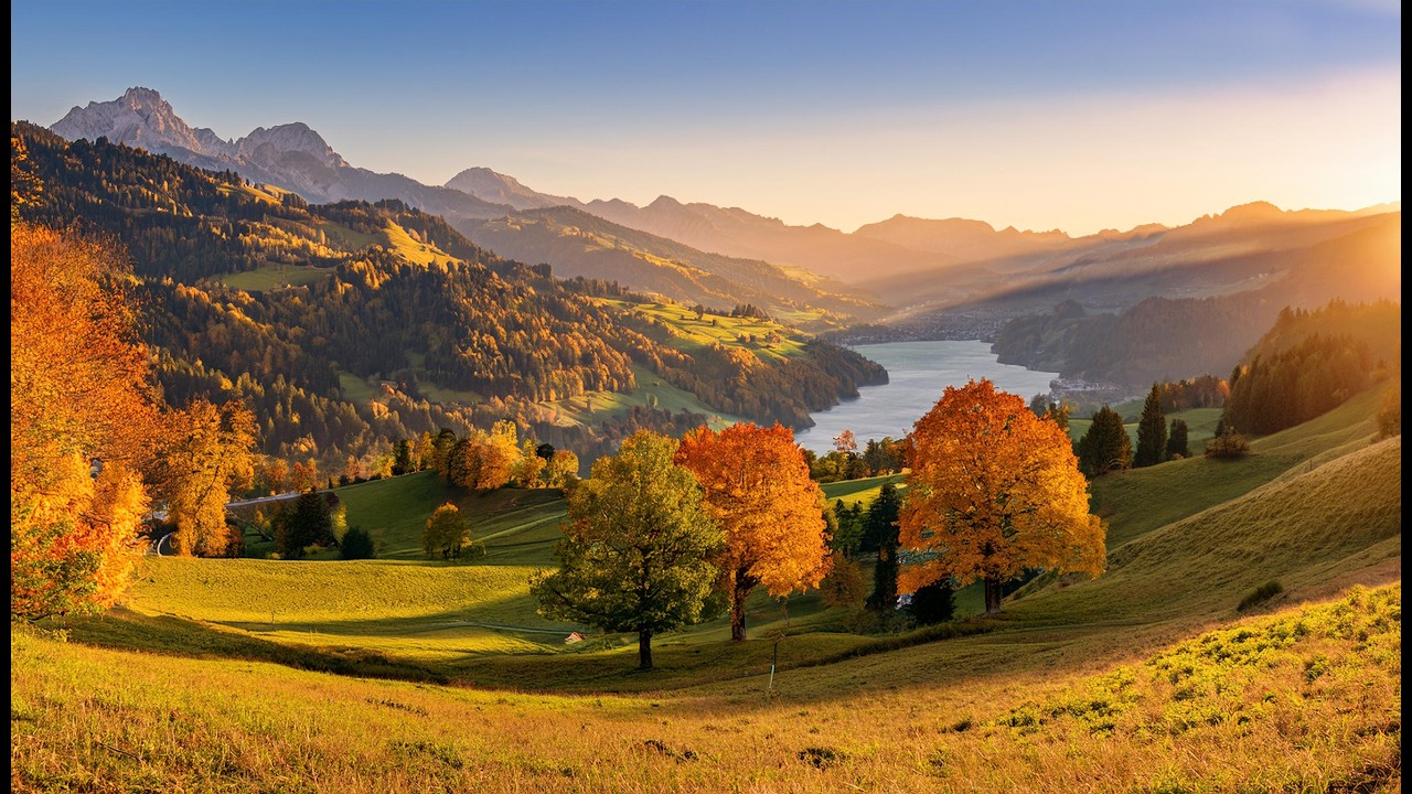🍁🍂 Scenic Autumn Drive in Switzerland 🇨🇭 Appenzell Region