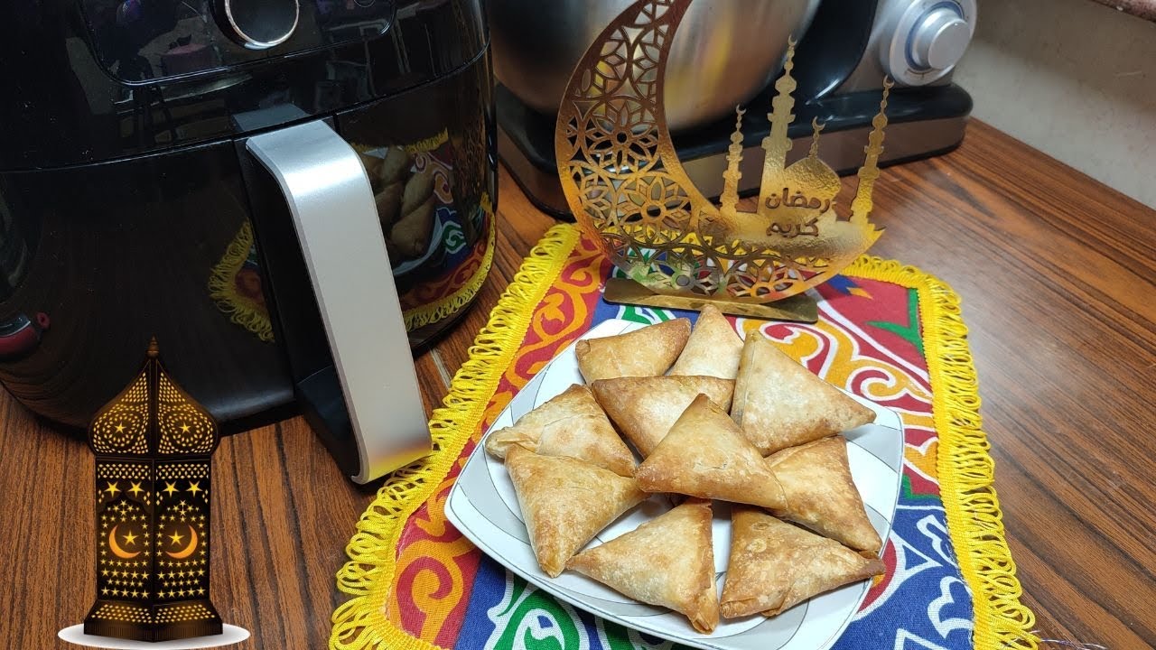 السمبوسة المقرمشة 🤗 فى القلاية الهوائية فيليبس 🥰