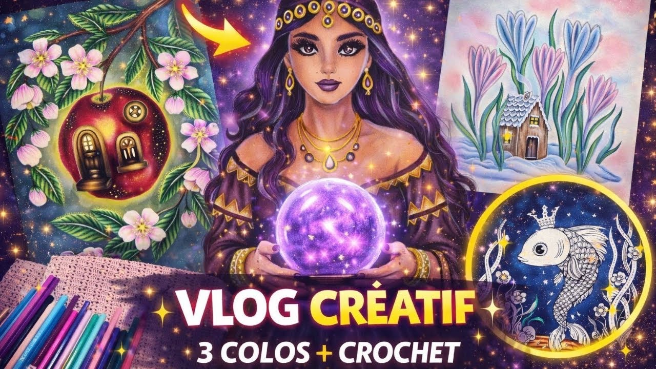 VLOG CRÉATIF 🎨 Je suis à fond en ce moment !