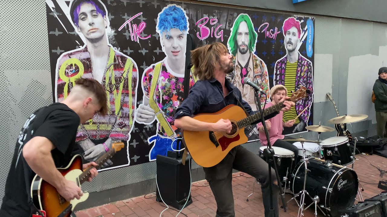 #10 Roadhouse Blues by The Big Push Band. Busking in Brighton. Check our playlist.