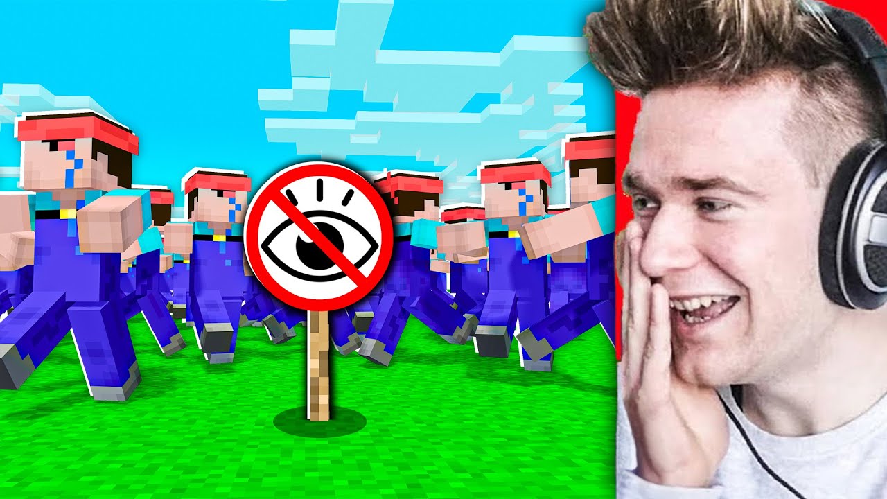 KTO OSTATNI ZOSTANIE na ŚLEPO = WYGRYWA XD | Minecraft Extreme