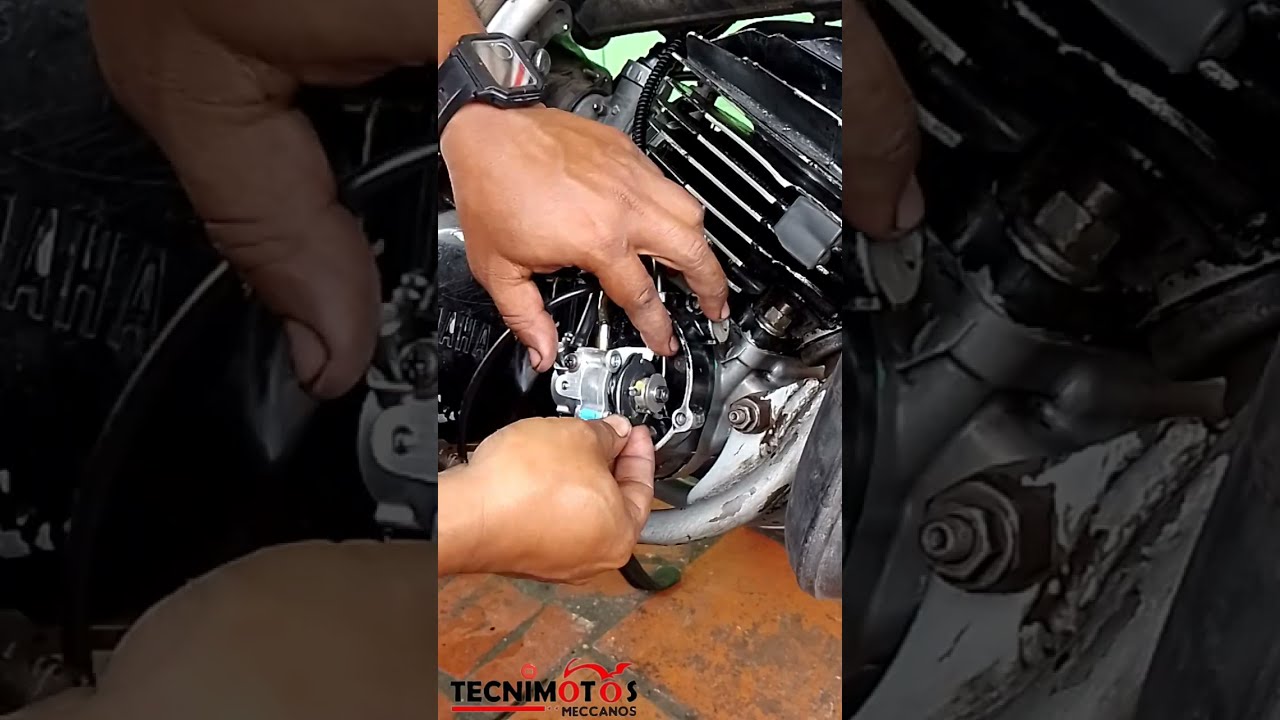 dt 125 instalación de la  bomba del aceite de 2 tiempos.