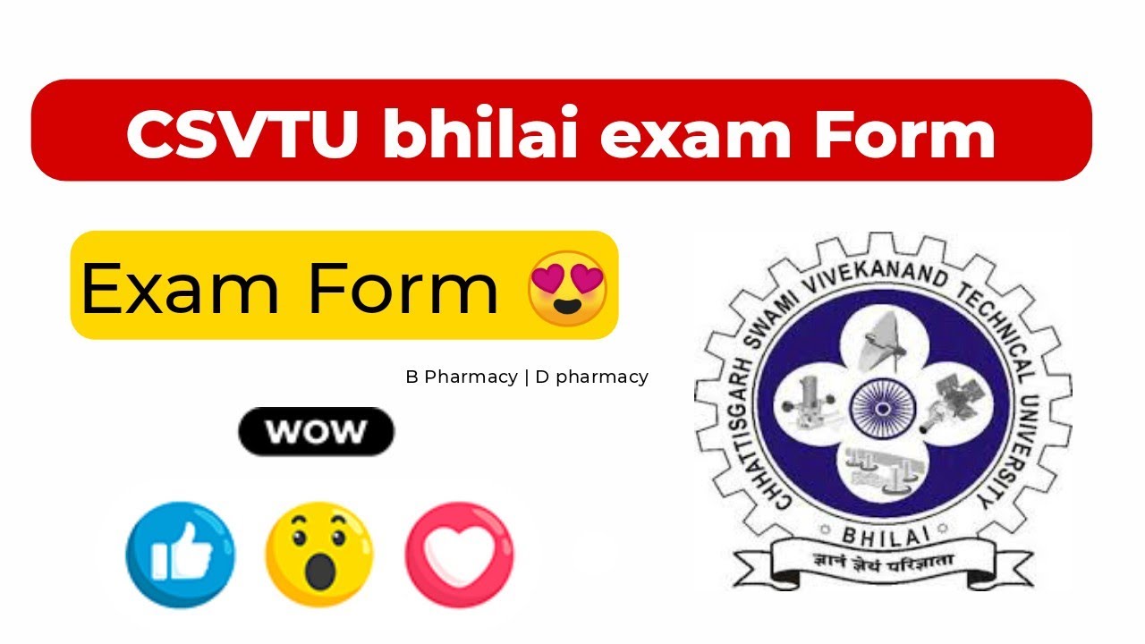 csvtu bhilai exam form 😍 | csvtu bhilai exam news | csvtu bhilai update | csvtu exam #csvtu