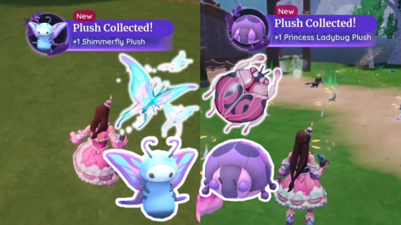 Getting the Shimmerfly and Princess Ladybug Plushies in Palia (0.205 Patch)