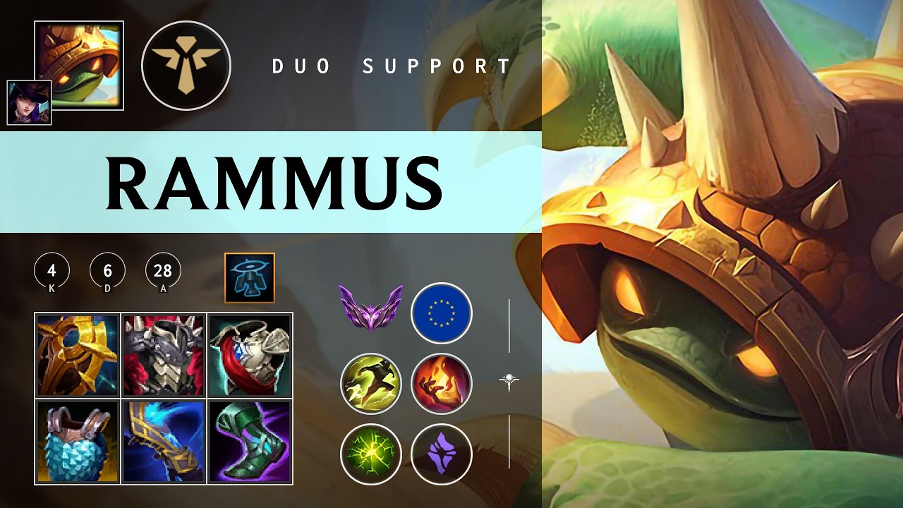 Rammus Support vs Nautilus - EUW Master Patch 26.03