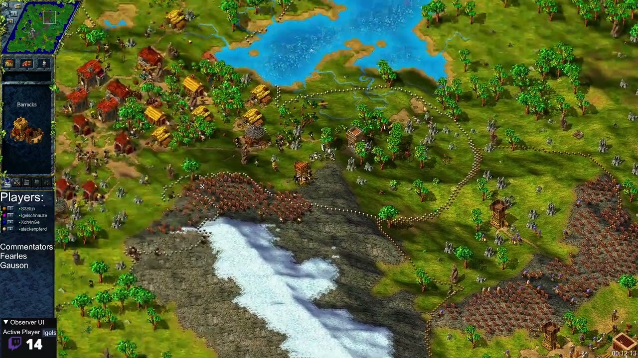 Settlers 3 SU 2v2 Random Tournament 2023: Team 13 vs Team 15