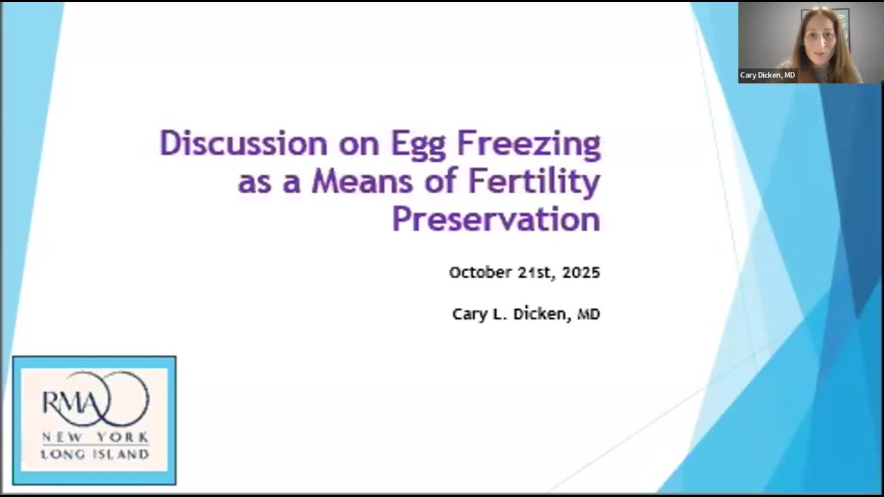 Egg Freezing 101 Featuring RMANY Long Island's Dr. Cary Dicken and Dr. Andrea Victor