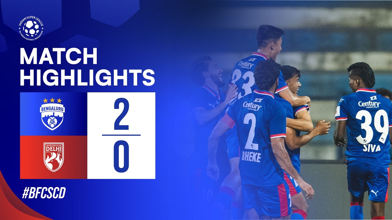 Match Highlights | Bengaluru FC 2-0 Sporting Club Delhi | ISL 12