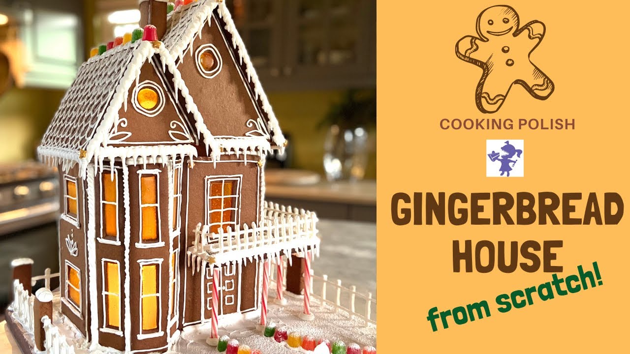 A Beautiful Gingerbread House From Scratch