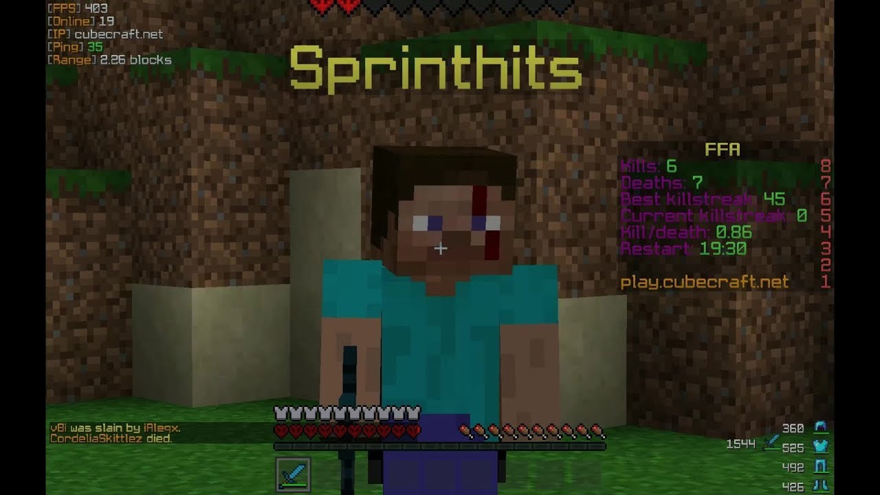 [1.9 PvP] CUBECRAFT FFA FIGHTS (Part 2)