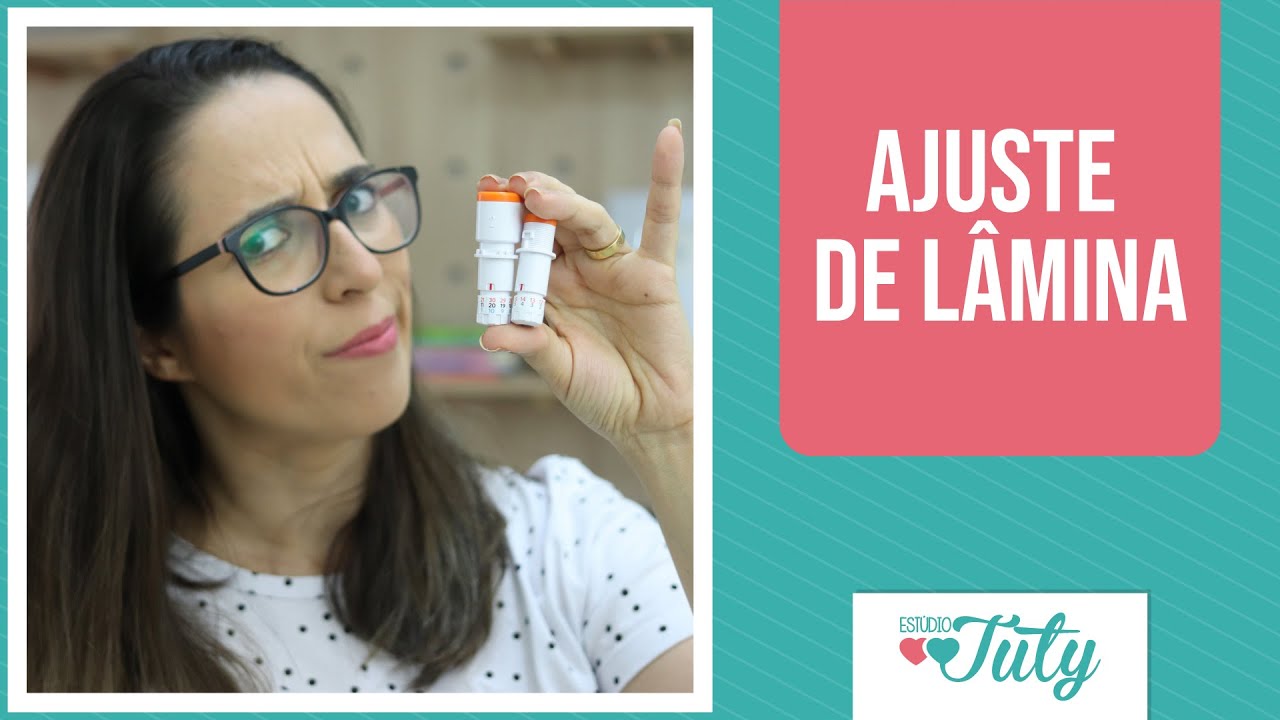 Como ajustar as lâminas Kraft 2mm e Kraft 3mm manualmente | Thiara Ney