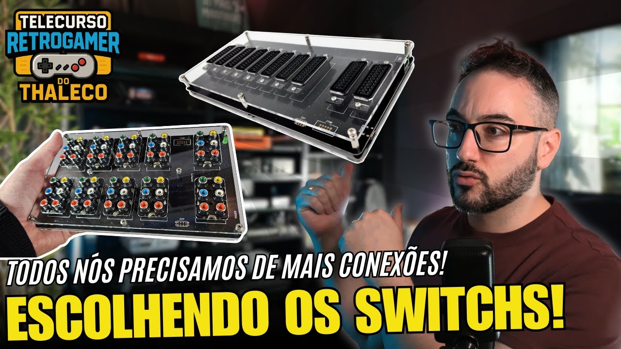 Telecurso RetroGamer #05 – Switch: o segredo de um setup retrô organizado
