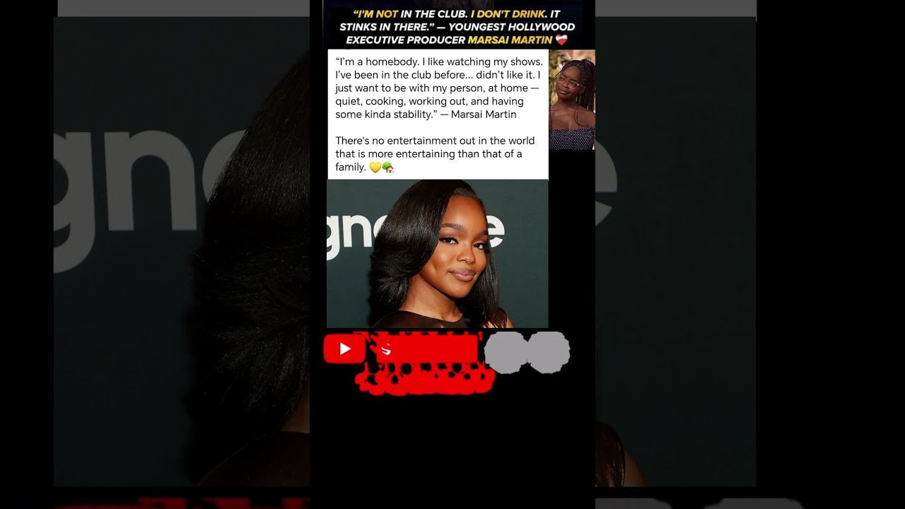 Marsai Martin’s SHOCKING Take on Clubbing at Her Age 🫢🔥