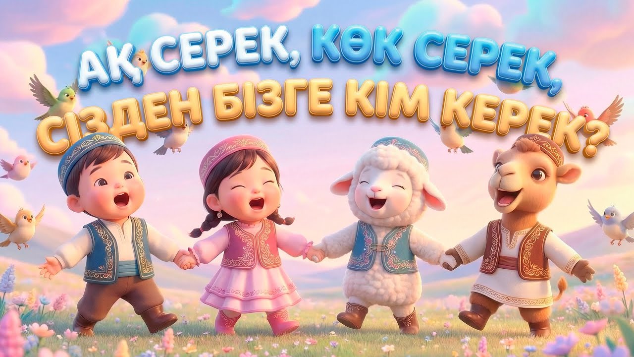 Ақ серек, көк серек. Сізден бізге кім керек.