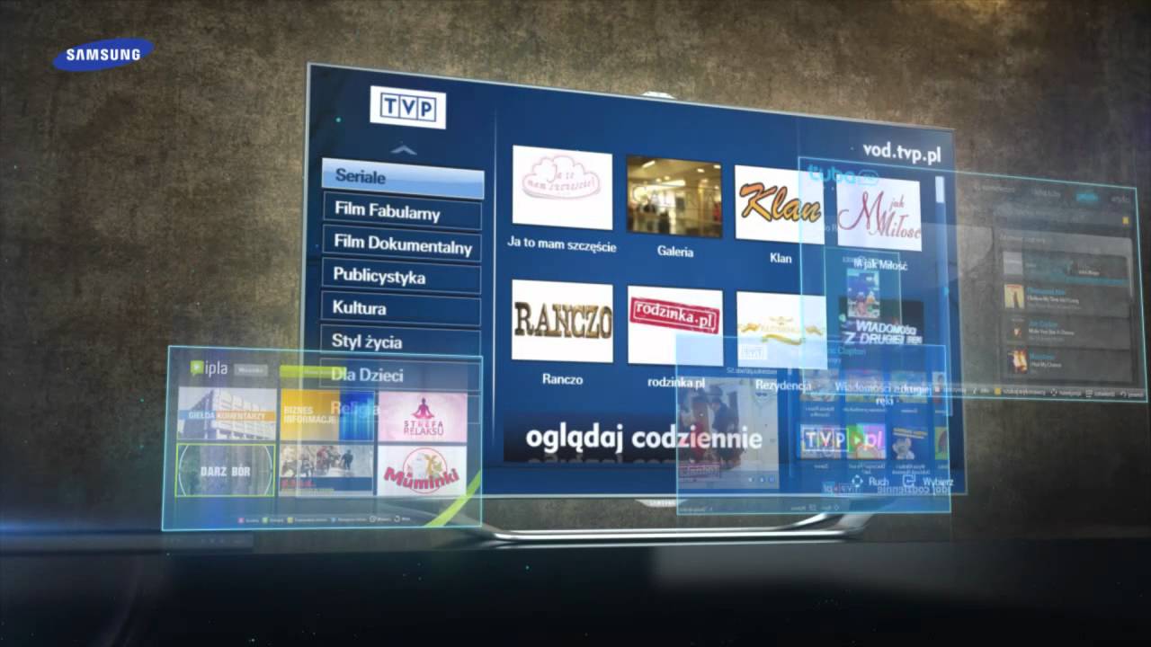 Samsung Smart TV - Aplikacje