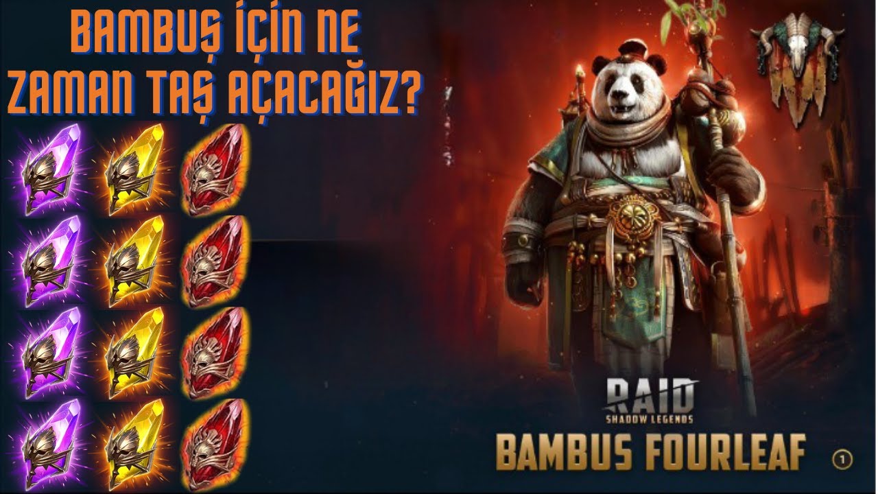 Panda yapılır mı? Taşları ne zaman a&ccedil;acağız? | Raid Shadow Legends T&uuml;rk&ccedil;e