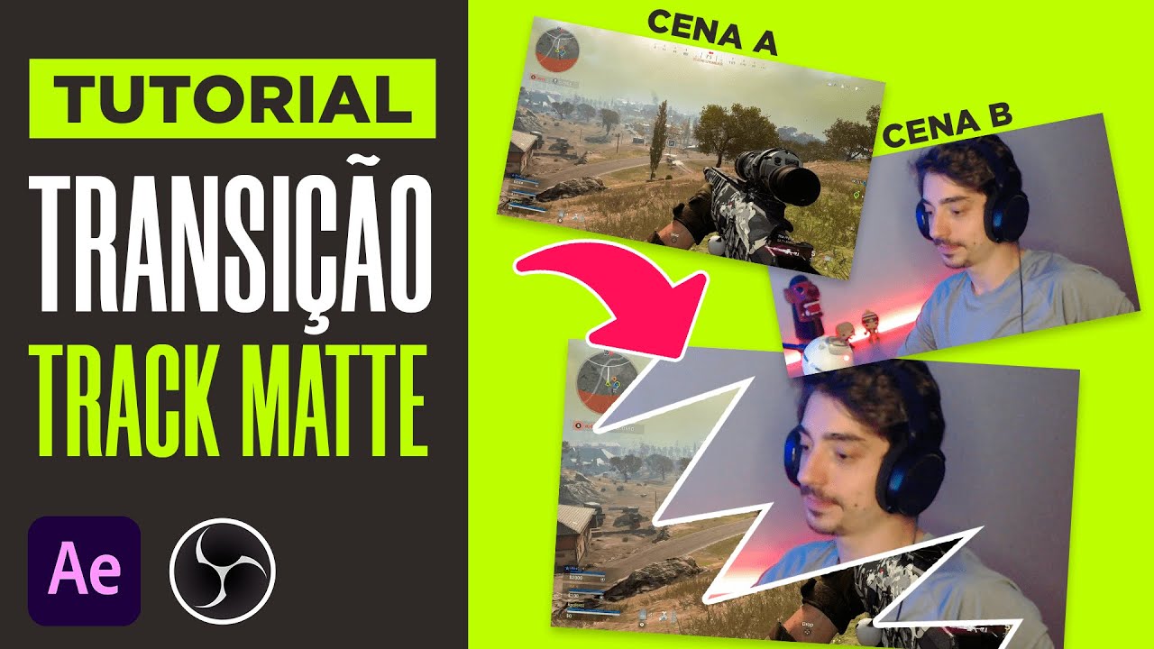 *NOVIDADE DO OBS* TRANSIÇÃO TRACK MATTE - Como fazer e aplicar na LIVE | TUTORIAL + DOWNLOAD GRÁTIS