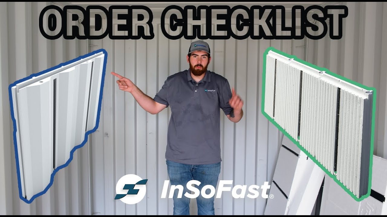 What panels to order when Insulating your Container Home with InSoFast