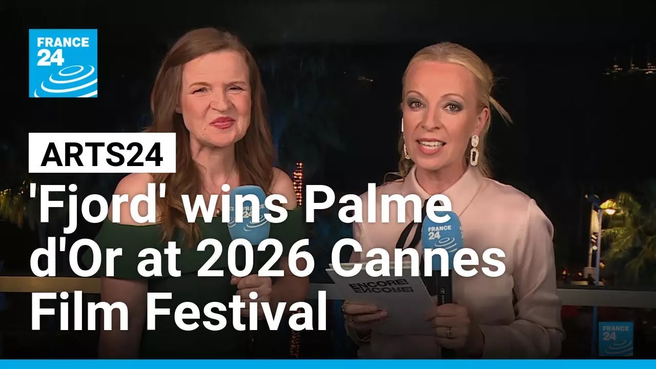 'Fjord' starring Sebastian Stan&nbsp;wins Palme d'Or at 2026 Cannes Film Festival &bull; FRANCE 24 English