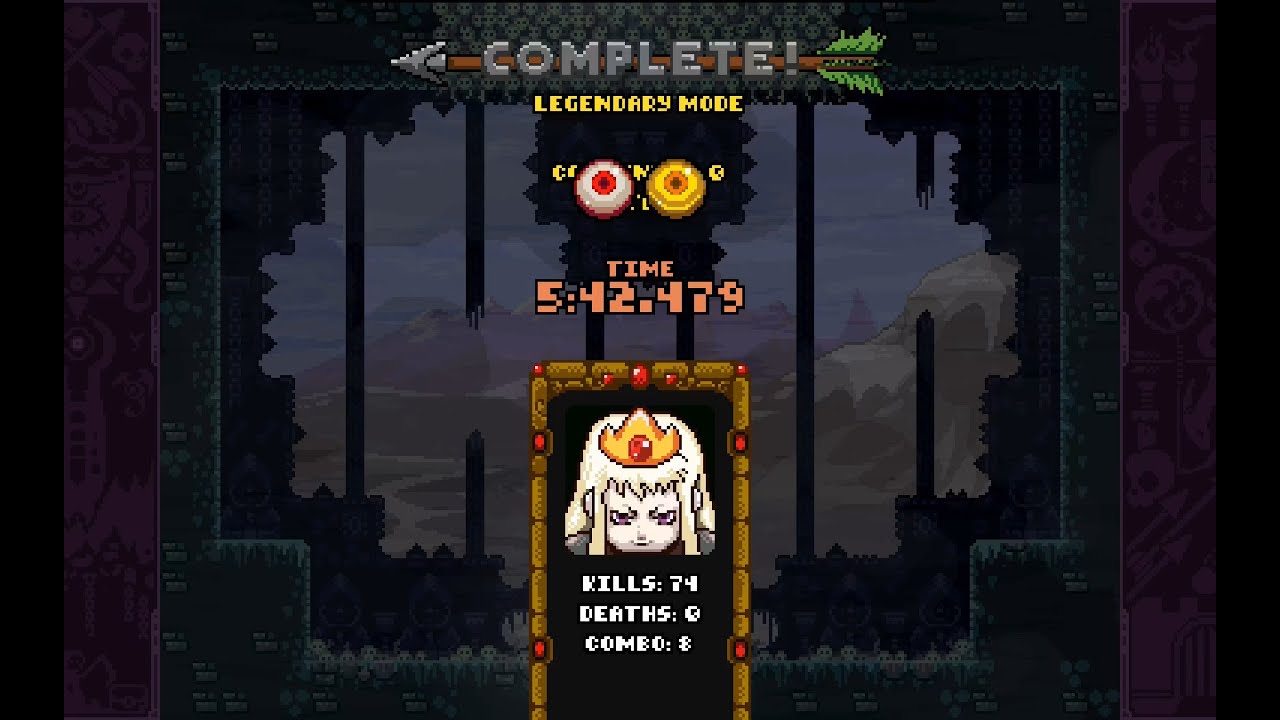 TowerFall Ascension - Speedrun + Gold Eye - Darkfang 5:42.479