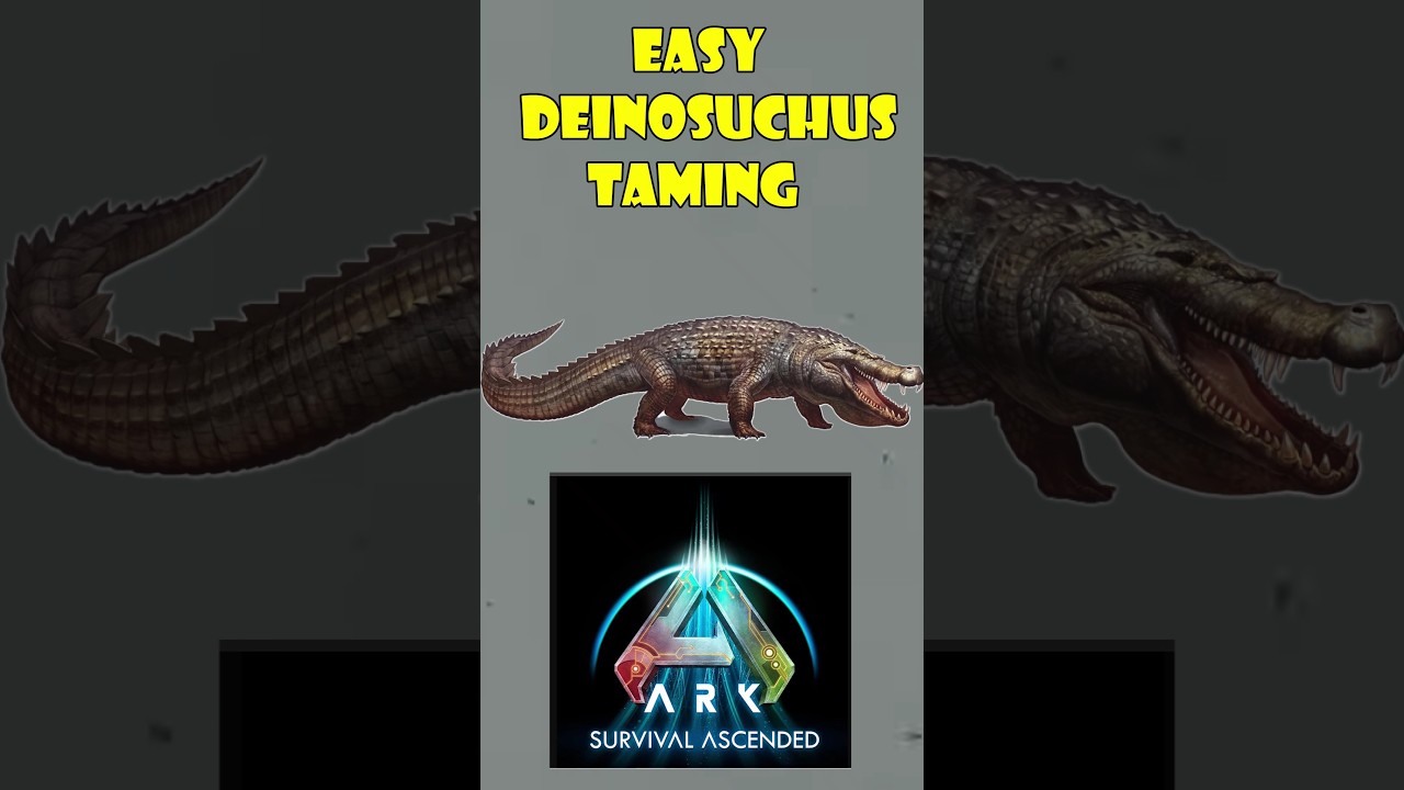 Ark Deinosuchus🐊Easy Taming🔴