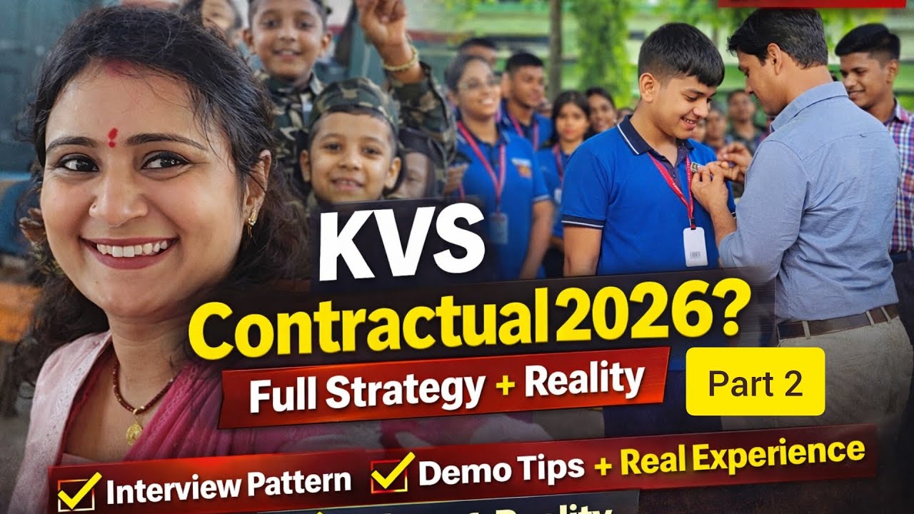 🔴 KVS Contractual Interview 2026 – Complete Preparation Guide | Panel Strategy (Part 2)