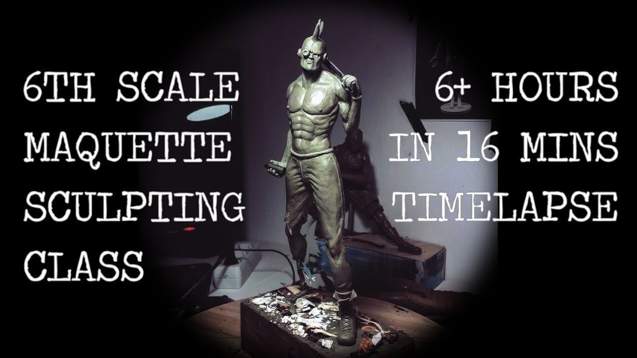 6 hours of sculpting in 16 minutes.