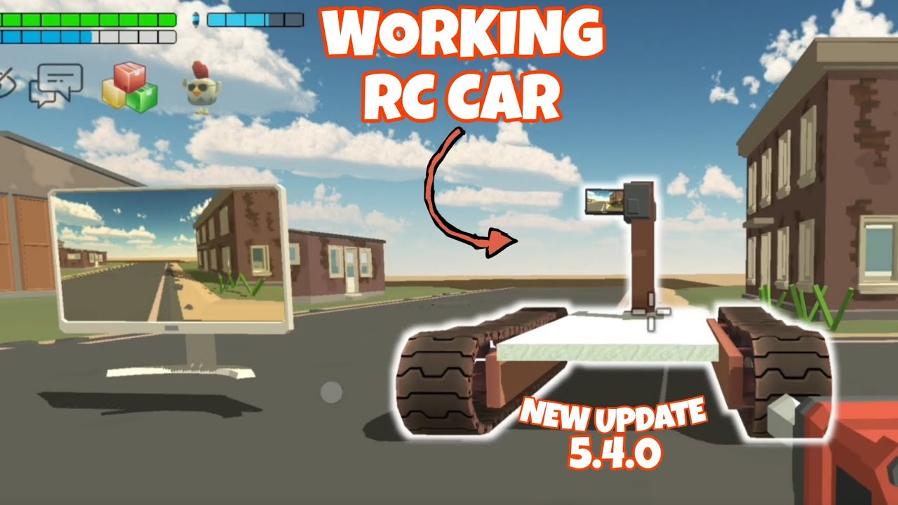 HOW TO MAKE RC CAR IN CHICKEN GUN.. || NEW UPDATE 5.4.0 !!