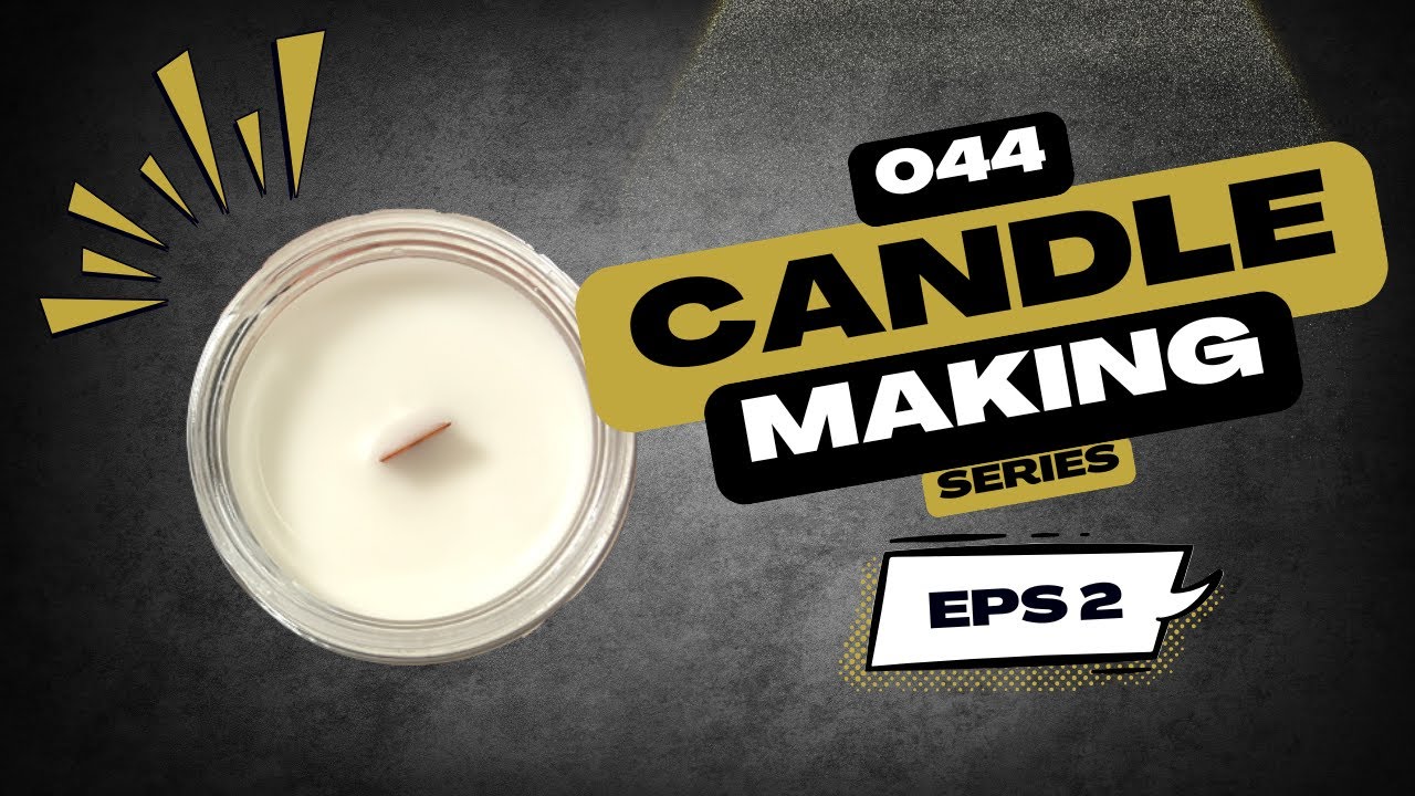 Candle Making Series Ep. 2 | Ceda Serica Coconut Apricot Wax + Custom Blends Test Candles | 044