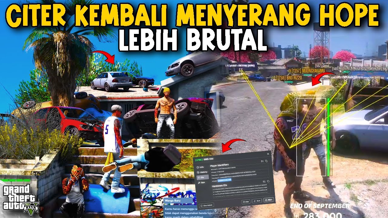 LAGI DAN LAGI HOPE DI SERANG CITER KEMBALI!! ADMIN LANGSUNG GERCEP || GTA V ROLEPLAY
