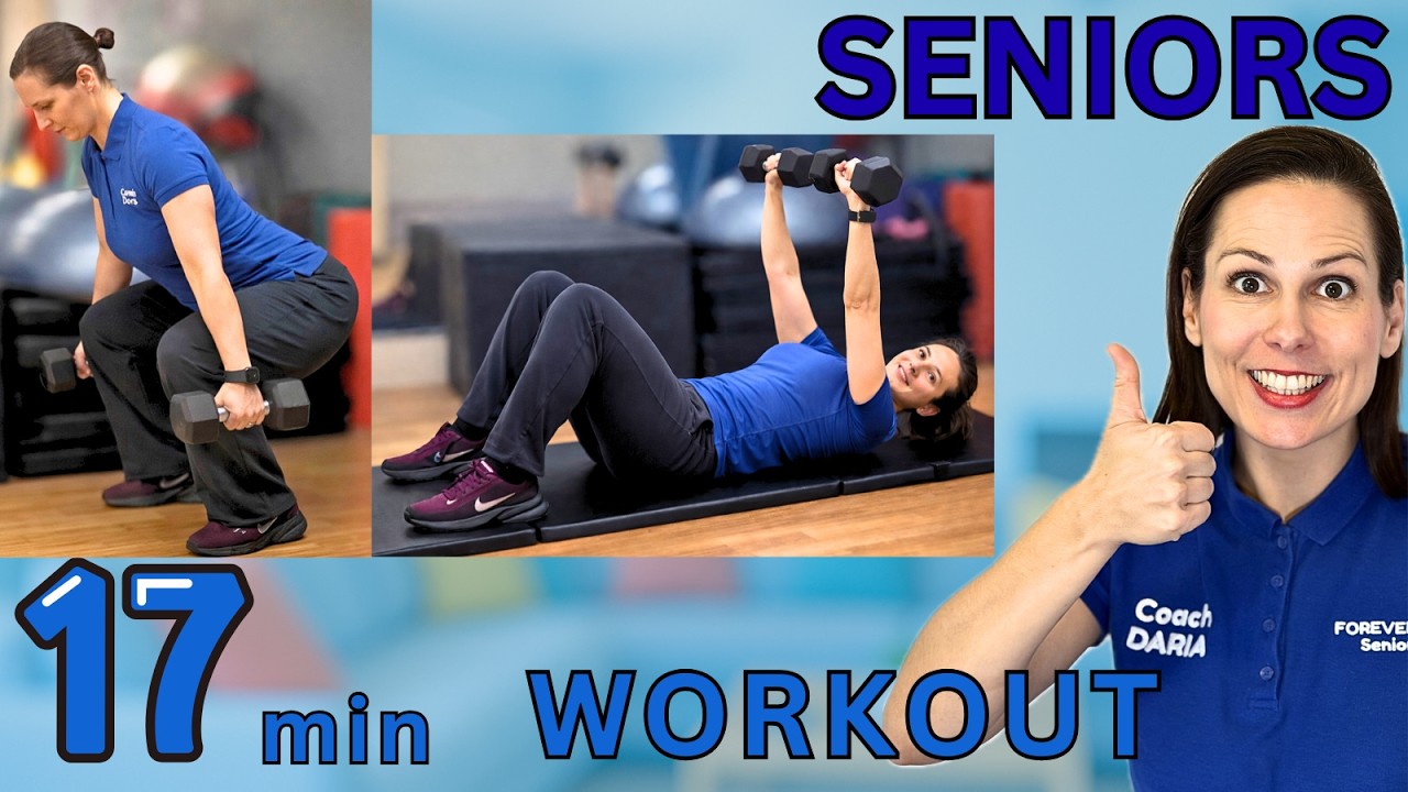 Full Body Strength for Seniors Over 60 | Glute Bridges, Squats & Real Results