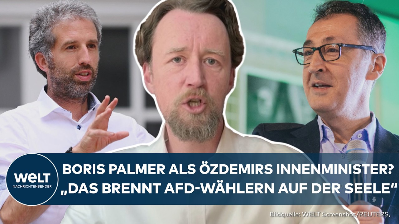 MEINUNG: Macht Özdemir Boris Palmer zum Minister in Baden-Württemberg?  Palmer als AfD-Löser