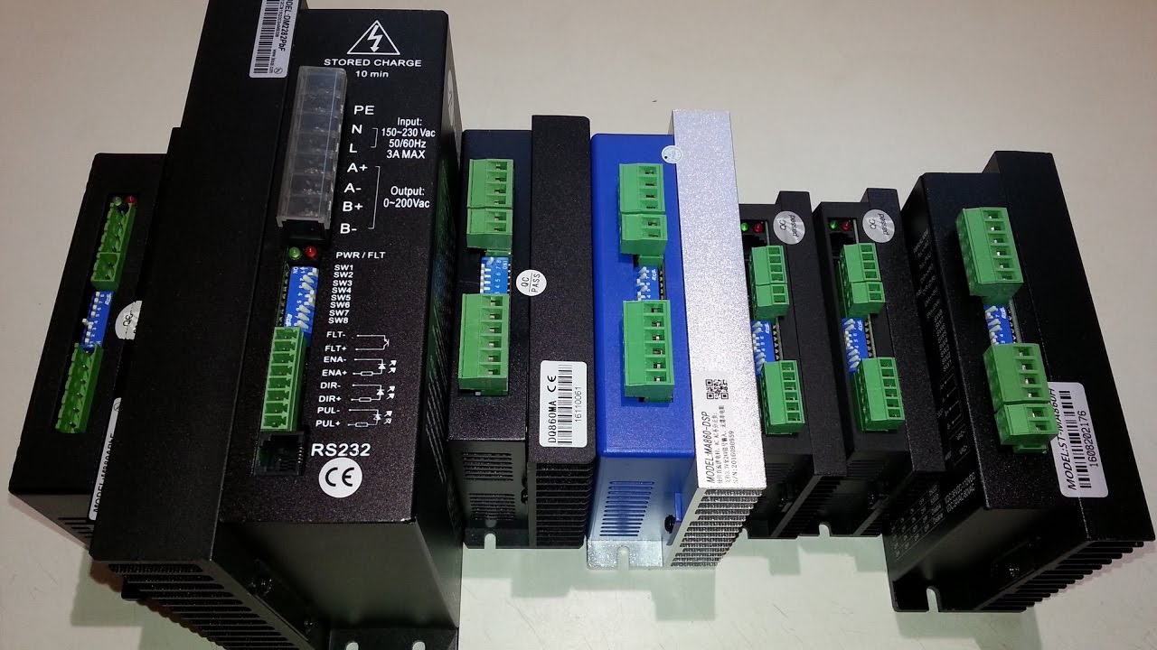 mycnc.xyz | Драйверопад из драйверов шаговых двигателей ШД / CNC stepper motor drivers comparing