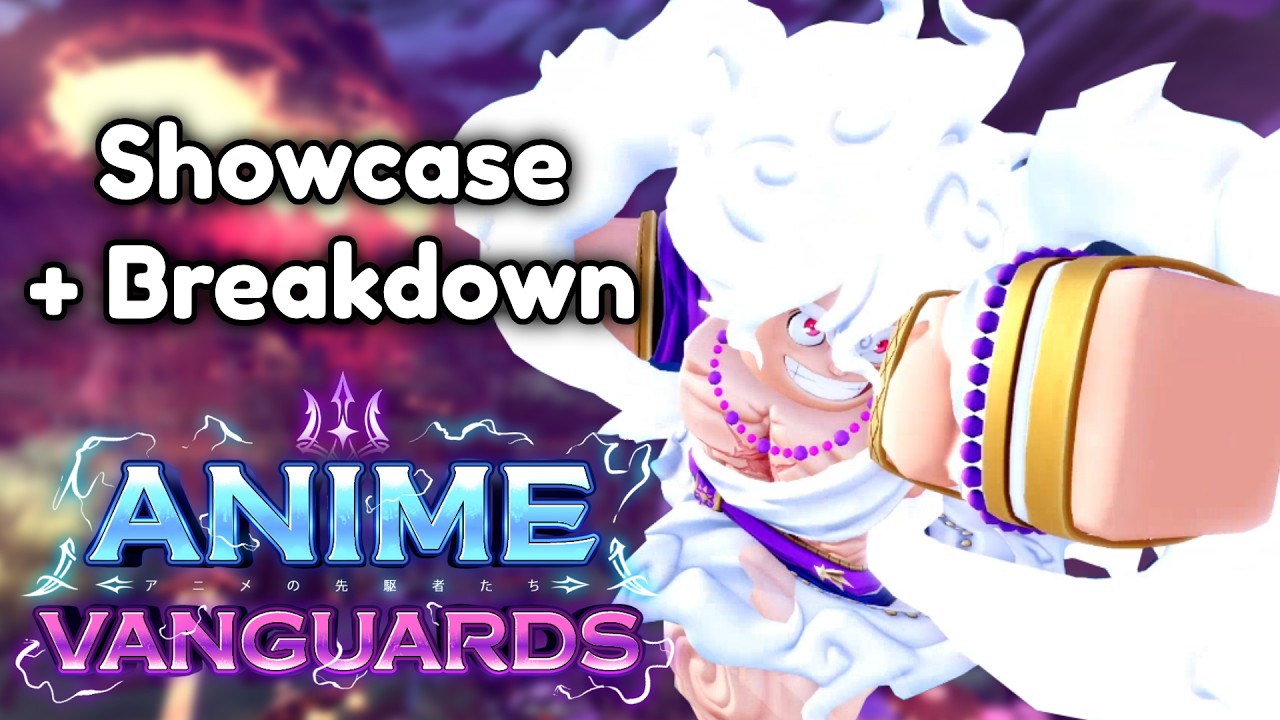 Gear 5 Luffy Showcase + Breakdown | Anime Vanguards