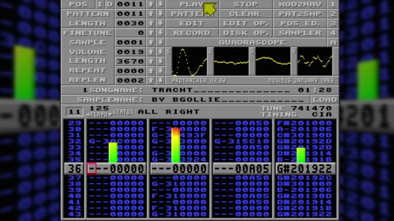 Tracht - Amiga protracker mod, Gerp 2026 demoparty