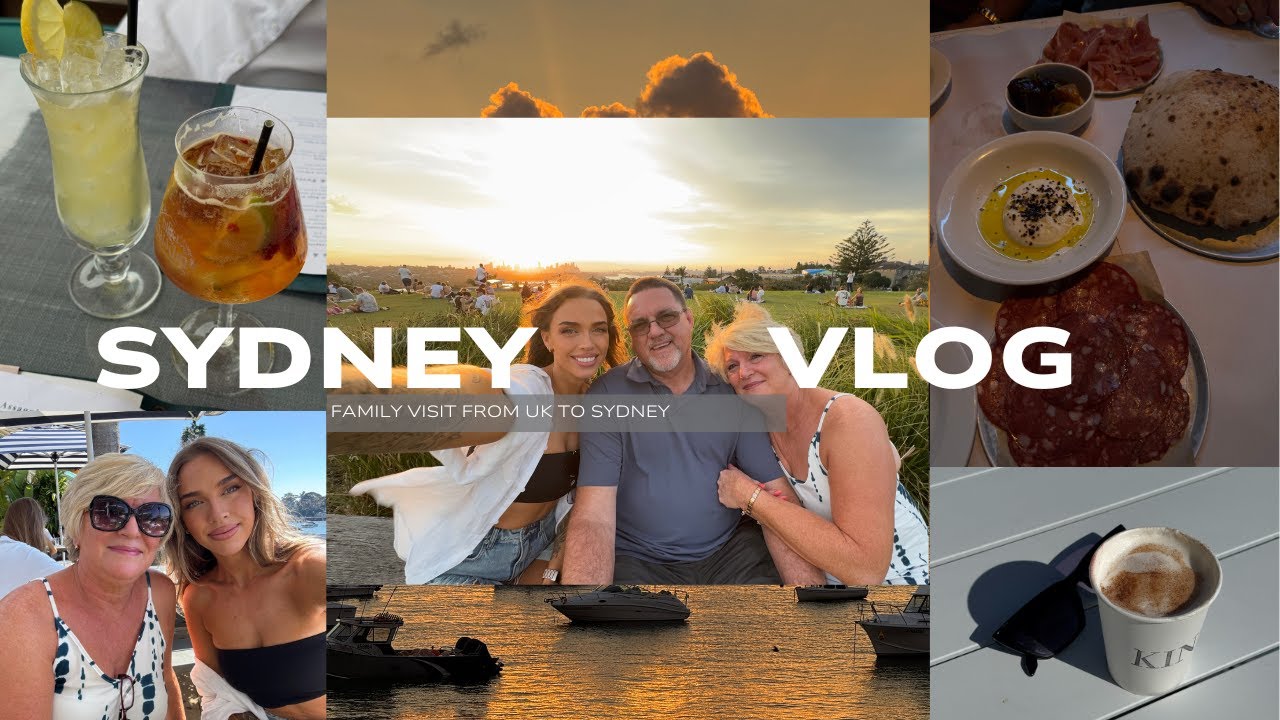 UK Parents Visit Sydney 🇬🇧✈️🇦🇺 | Food, Cocktails & Beach Days 🍔🍹🌊