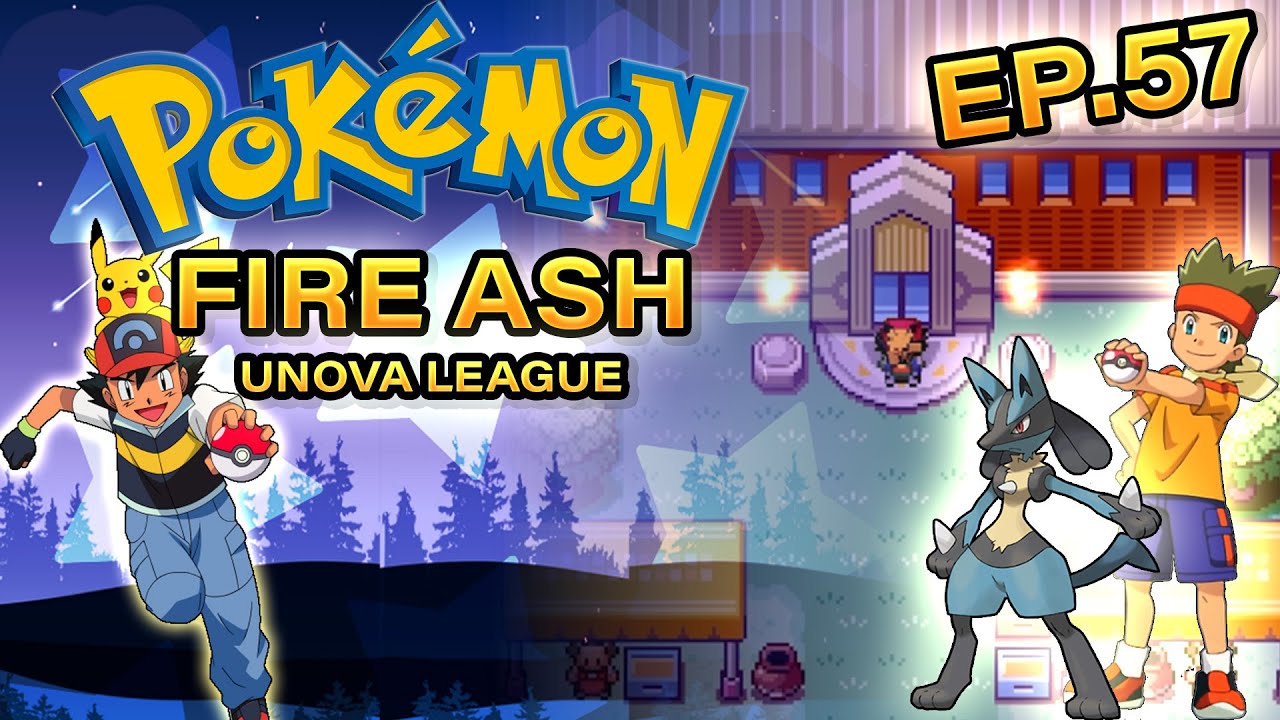 Pokemon Fire Ash EP.57 - Ash vs Cameron in Unova League!