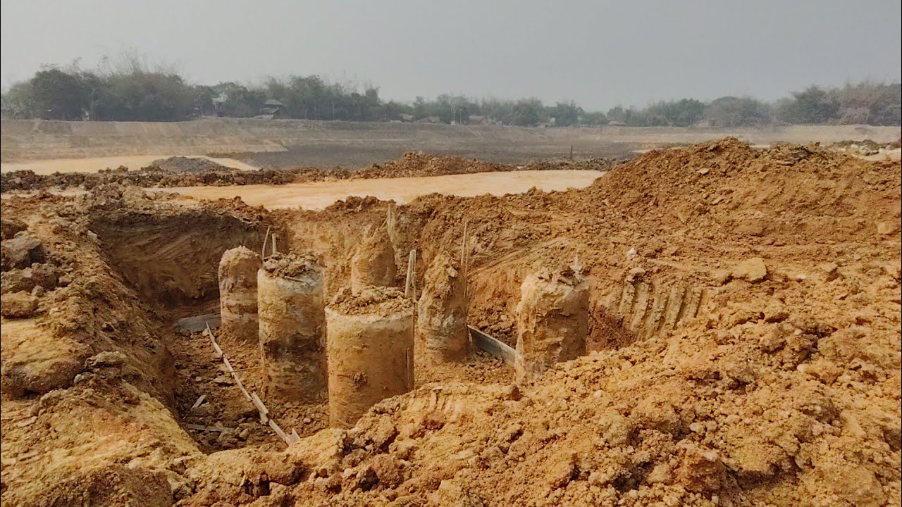 ভাবাদিঘিতে পাইলিং এর কাজ সম্পূর্ণ এইবার তৈরি হবে ব্রিজ