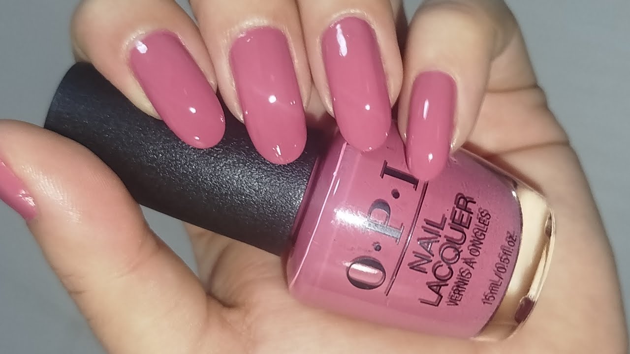 Aurora Berry-ails by OPI- Nail Polish Swatch and Review | Rose Pearl 